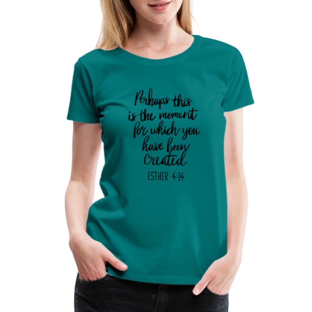 Moment Women’s Premium T-Shirt - teal