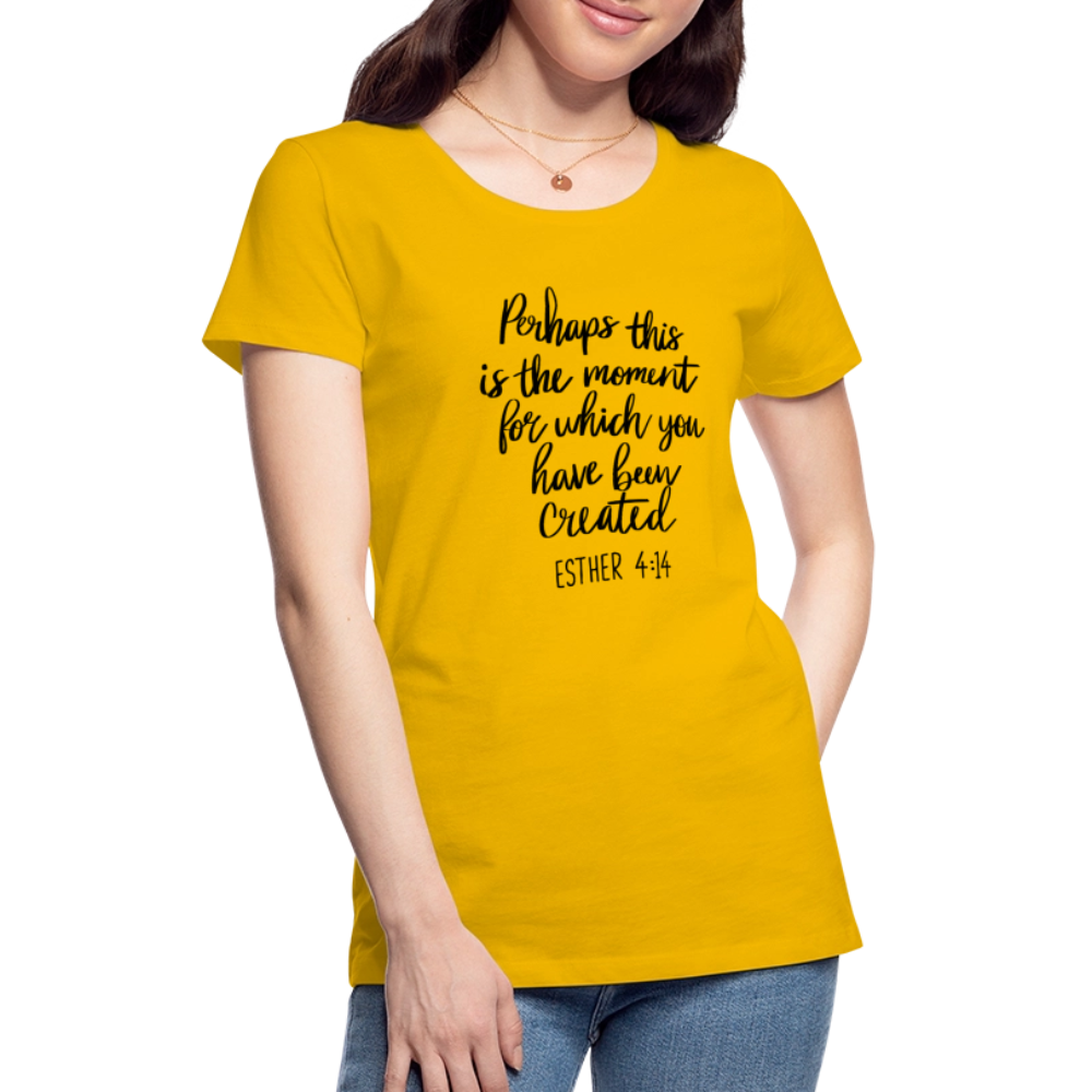Moment Women’s Premium T-Shirt - sun yellow