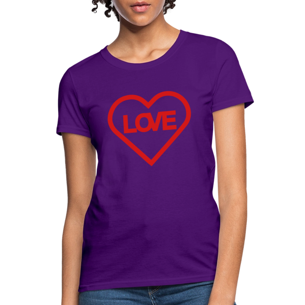 Love Women's T-Shirt - purple