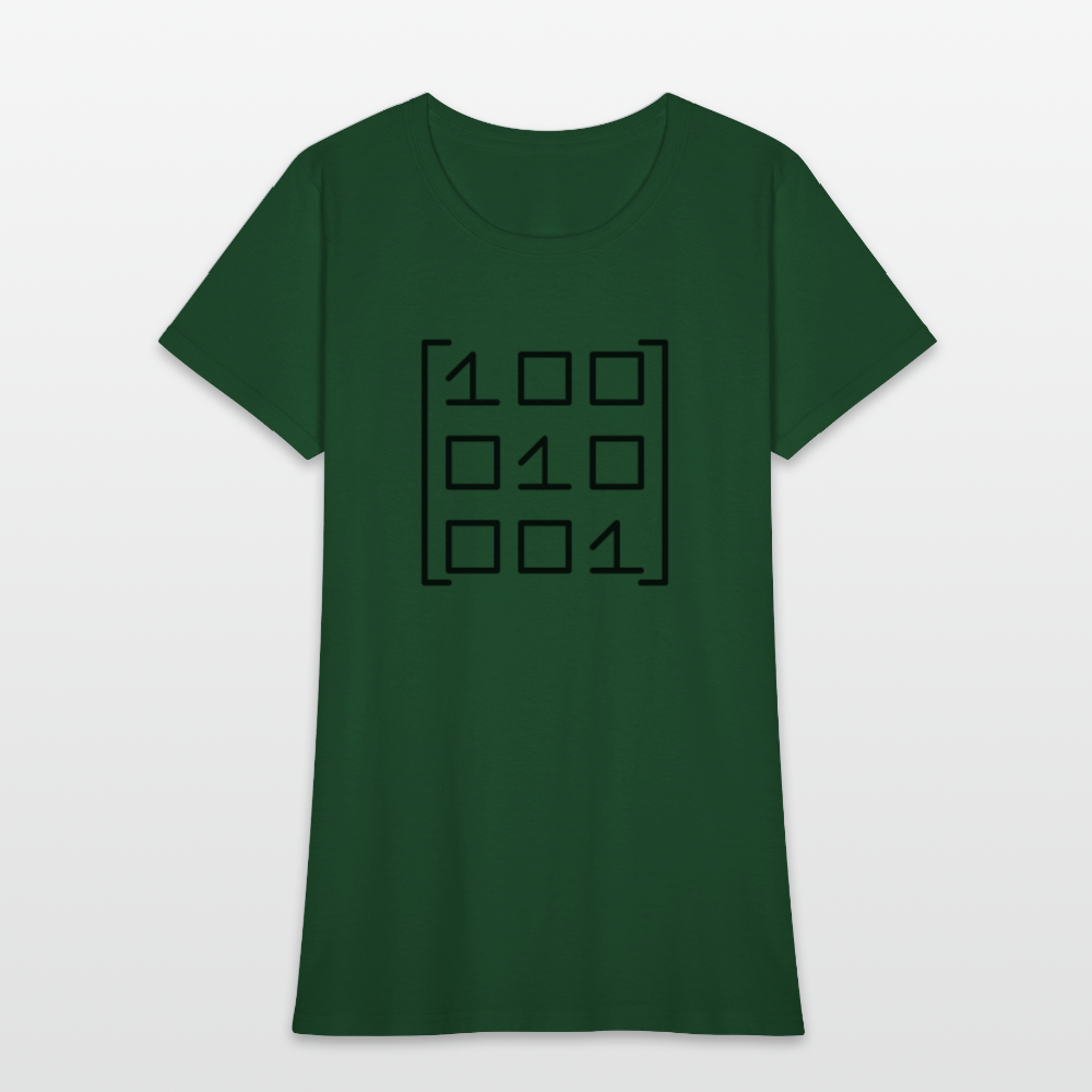 Numbers Women's T-Shirt - forest green