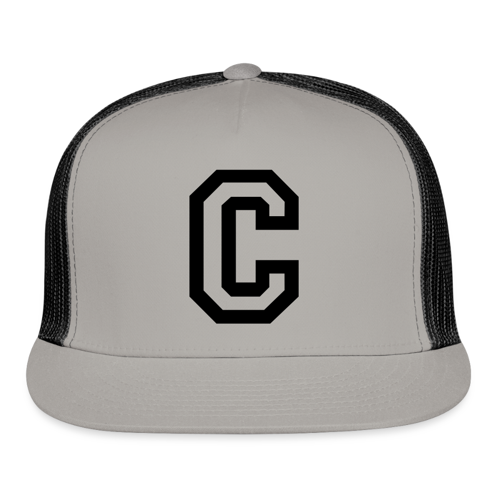 Trucker Hat - gray/black